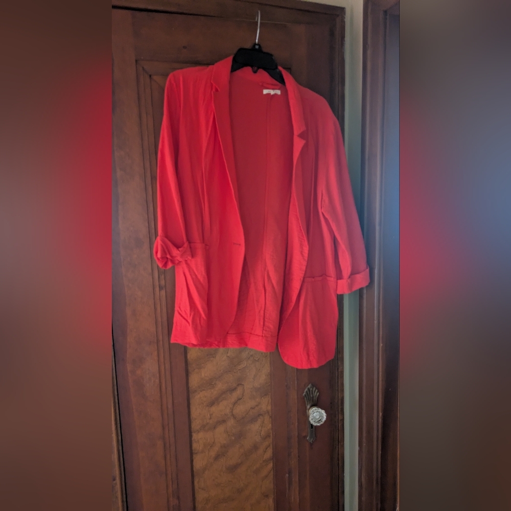 Women's Red Blazer